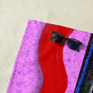RUPYDETEQUILA 100 lines BEACH TOWEL