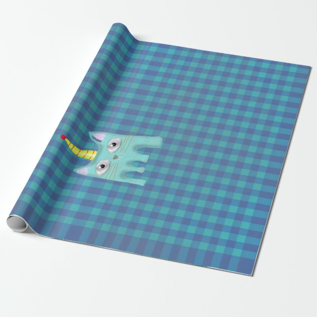 Rupydetequila Linen Paper Unique Gingham (Unrolled)