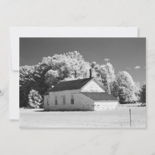 Rural America Theme Infrared Photography Invitation