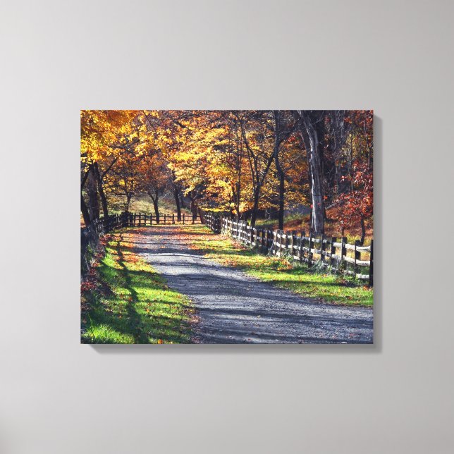 Rural Autumn Canvas Print (Front)