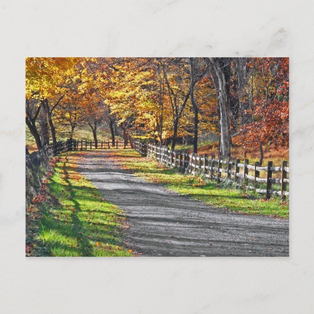 Rural Autumn Postcard (Front)