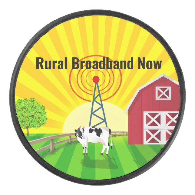 Rural Broadband Now Hockey Puck (Front)