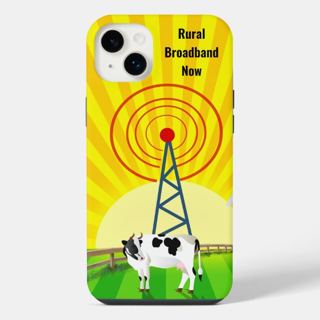 Rural Broadband Now iPhone Case (Back)