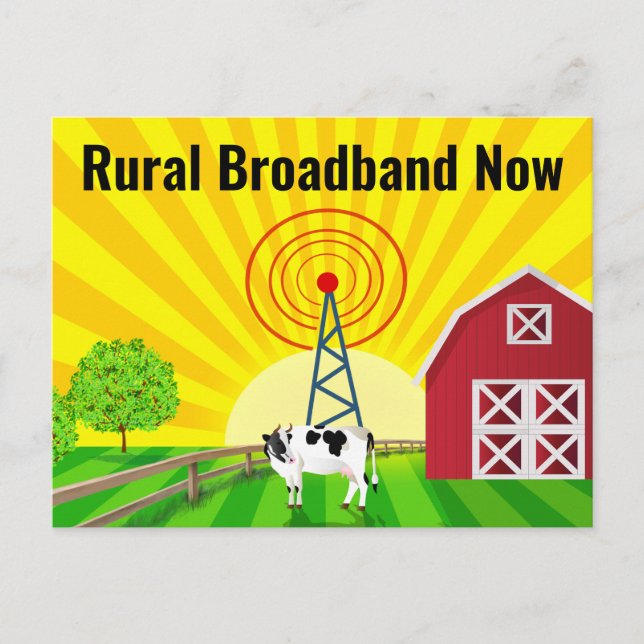 Rural Broadband Now Postcard (Front)