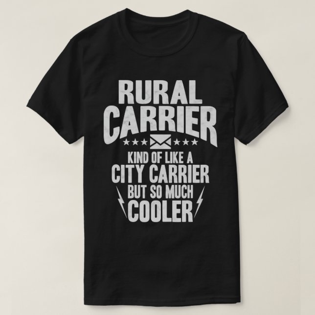 Rural Carrier Shirt Post Office T-Shirt (Design Front)