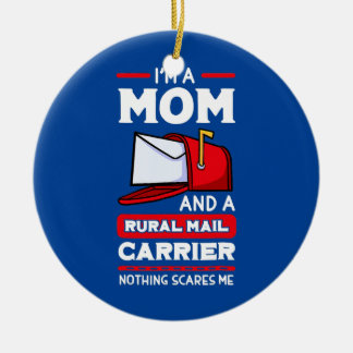 Rural Carriers Mum Mail Postal Worker Mother's Ceramic Tree Decoration