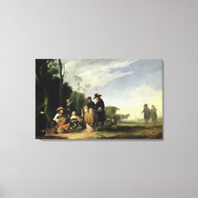 Rural Celebration Canvas Print (Front)