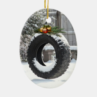 Rural Christmas Ceramic Tree Decoration