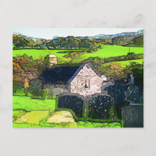 RURAL CHURCH POSTCARD