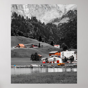 Rural Countryside Landscape Poster