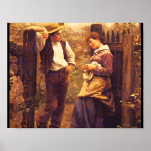Rural Courtship', Daniel_Art of America Poster