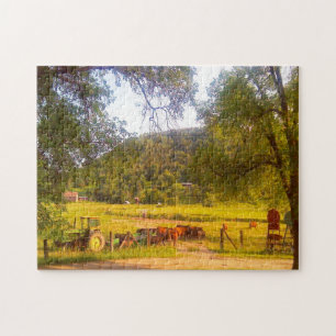 Rural Farm Minnesota. Jigsaw Puzzle