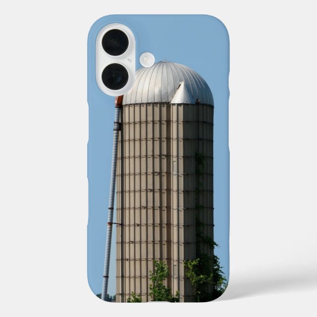 Rural Farm Silo in Blue Sky Case-Mate iPhone Case (Back)