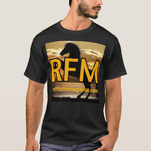 Rural Fiction Magazine Logo horse and sunset T-Shirt