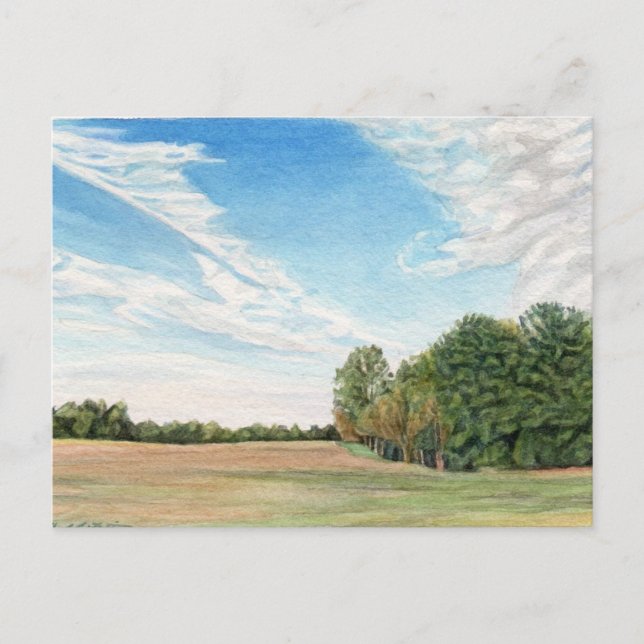 Rural Field Postcard (Front)