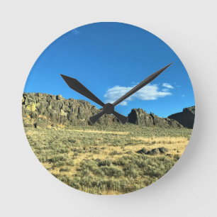 Rural Harney County, Burns, Oregon Round Clock