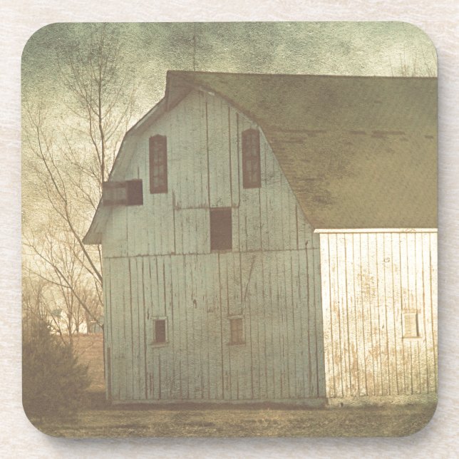 Rural Iowa Barn 6 Coaster (Front)
