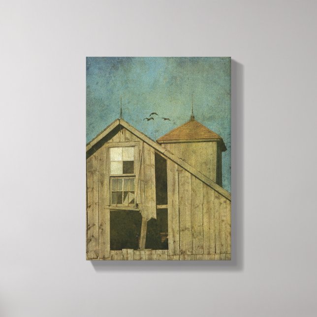Rural Iowa Barn  Canvas Print (Front)