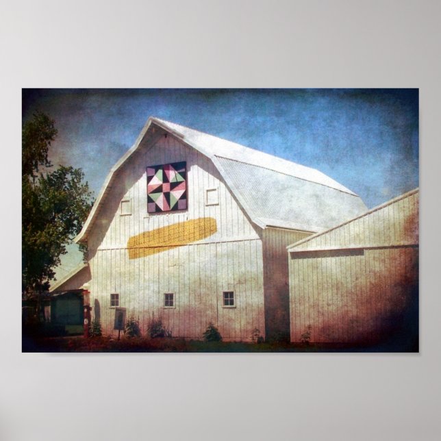 Rural Iowa Barn Poster (Front)
