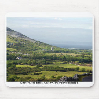 Rural Ireland landscape, The Burren, Co. Clare Mouse Mat