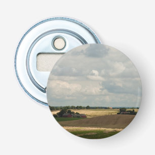 Rural landscape bottle opener