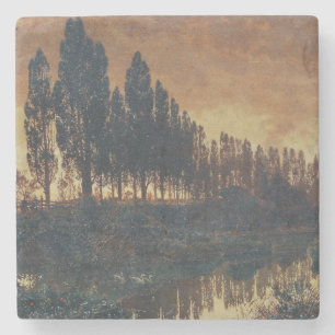 Rural Landscape in Bavaria (Germany) Stone Coaster