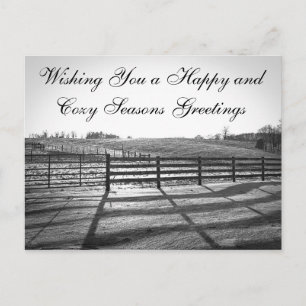 Rural Landscape Postcards  -  Winter Road