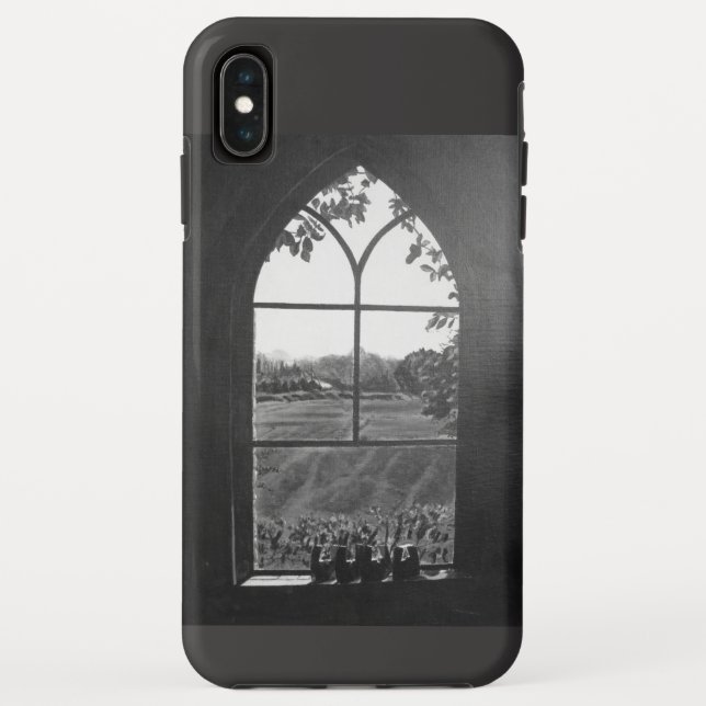 Rural landscape view from church window  incipio i Case-Mate iPhone case (Back)