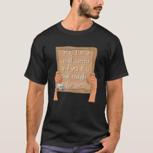 Rural Mail Carrier  Postal Worker Mailman City Pos T-Shirt