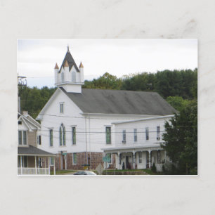 Rural Maryland Church Postcard