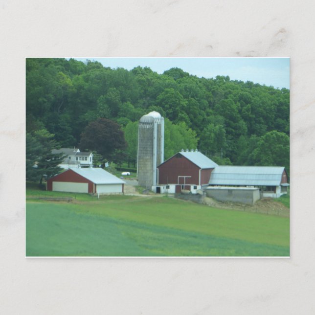 Rural Maryland Farm Postcard (Front)