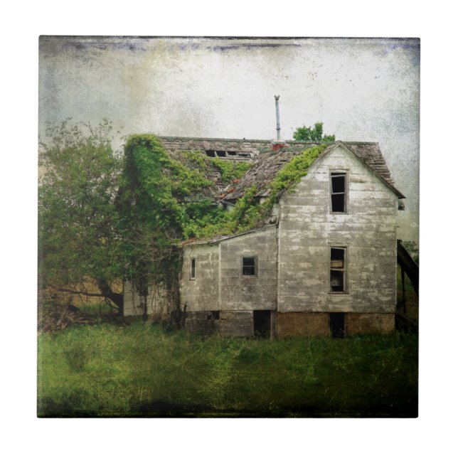 Rural Missouri Abandoned House Tile (Front)
