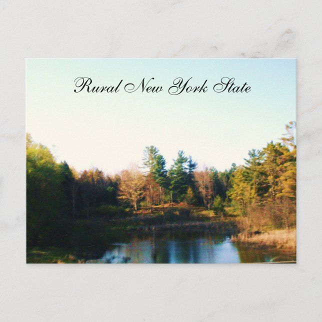 RURAL NEW YORK STATE postcard (Front)