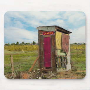 Rural - Outhouse - Free candies 1939 Mouse Mat