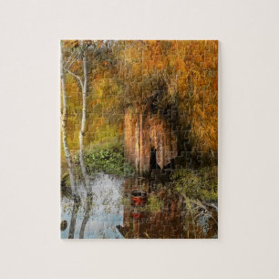 Rural - Outhouse - Water hazard 1938 Jigsaw Puzzle