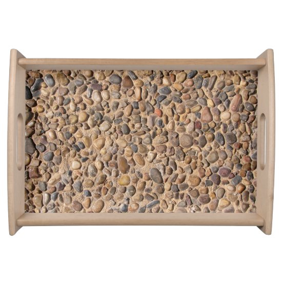 Pebbles Serving Trays Food Trays Zazzle.co.uk