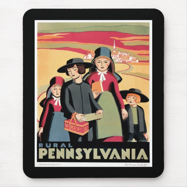 Rural Pennsylvania Mouse Mat (Front)