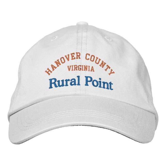 Rural Point Hanover County Embroidered Hat (Front)