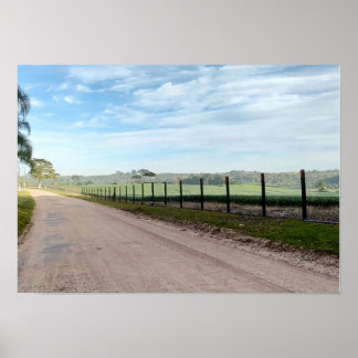 Rural Road Poster