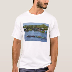Rural scene, Tonle Sap Lake, Siem Reap, Angkor, T-Shirt