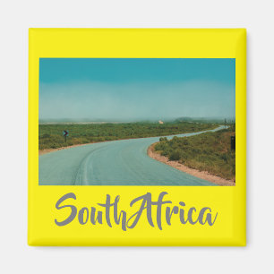 Rural South Africa Landscape Mountain View Magnet