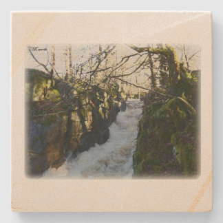 Rural Sweden March Stone Coaster