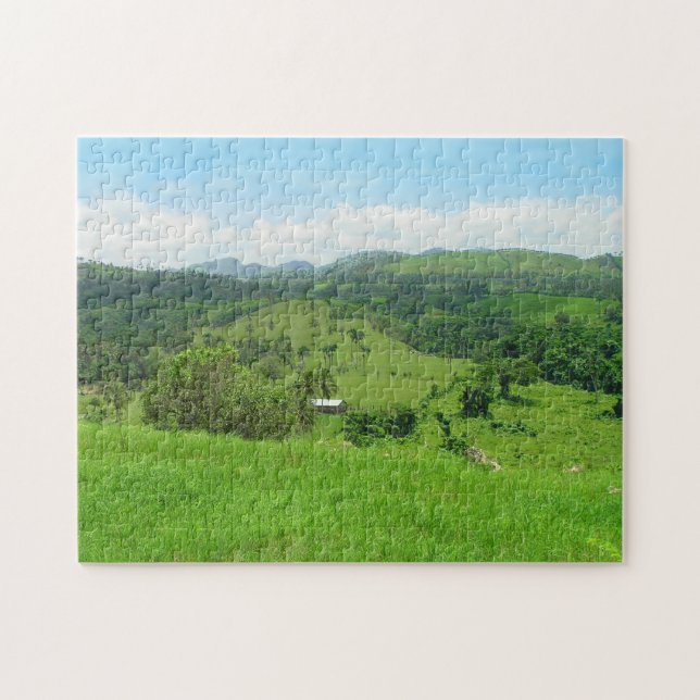 Rural view, Dominican Republic jigsaw Jigsaw Puzzle (Horizontal)