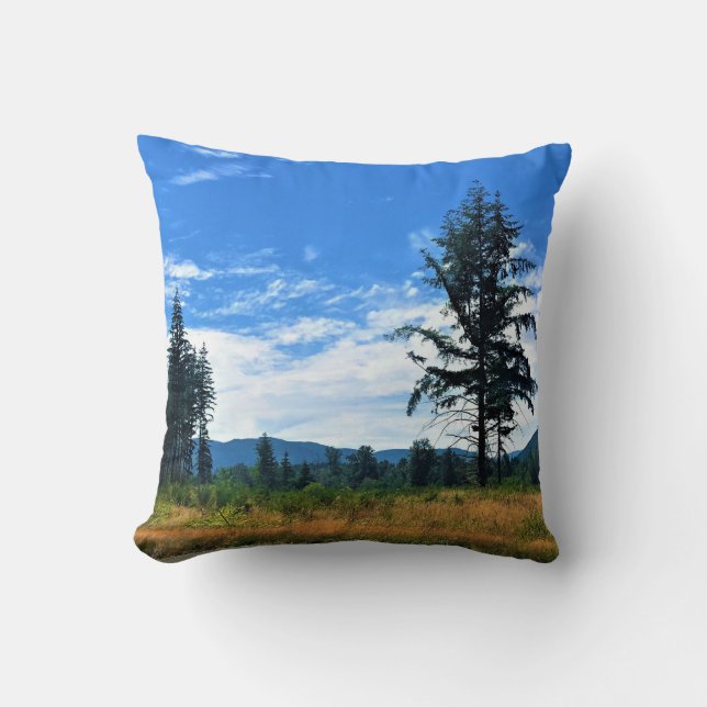 Rural Washington, Randle, WA Cushion (Front)