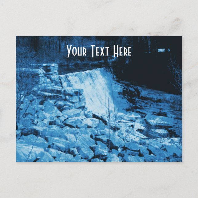 Rural Water Dam Nature Customisable Postcard (Front)