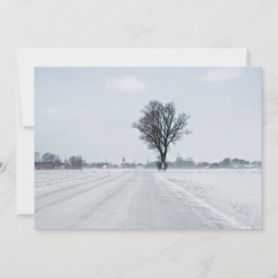Rural winter road