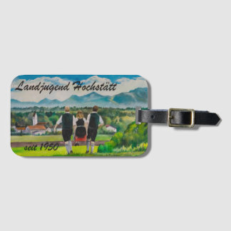 rural youth luggage tag