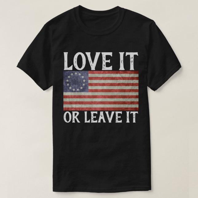 Rush Betsy Ross t shirt (Design Front)
