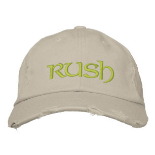 Rush cap for the new greeks/diy font+colour