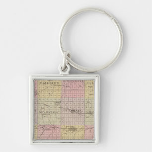Rush County, Kansas Key Ring